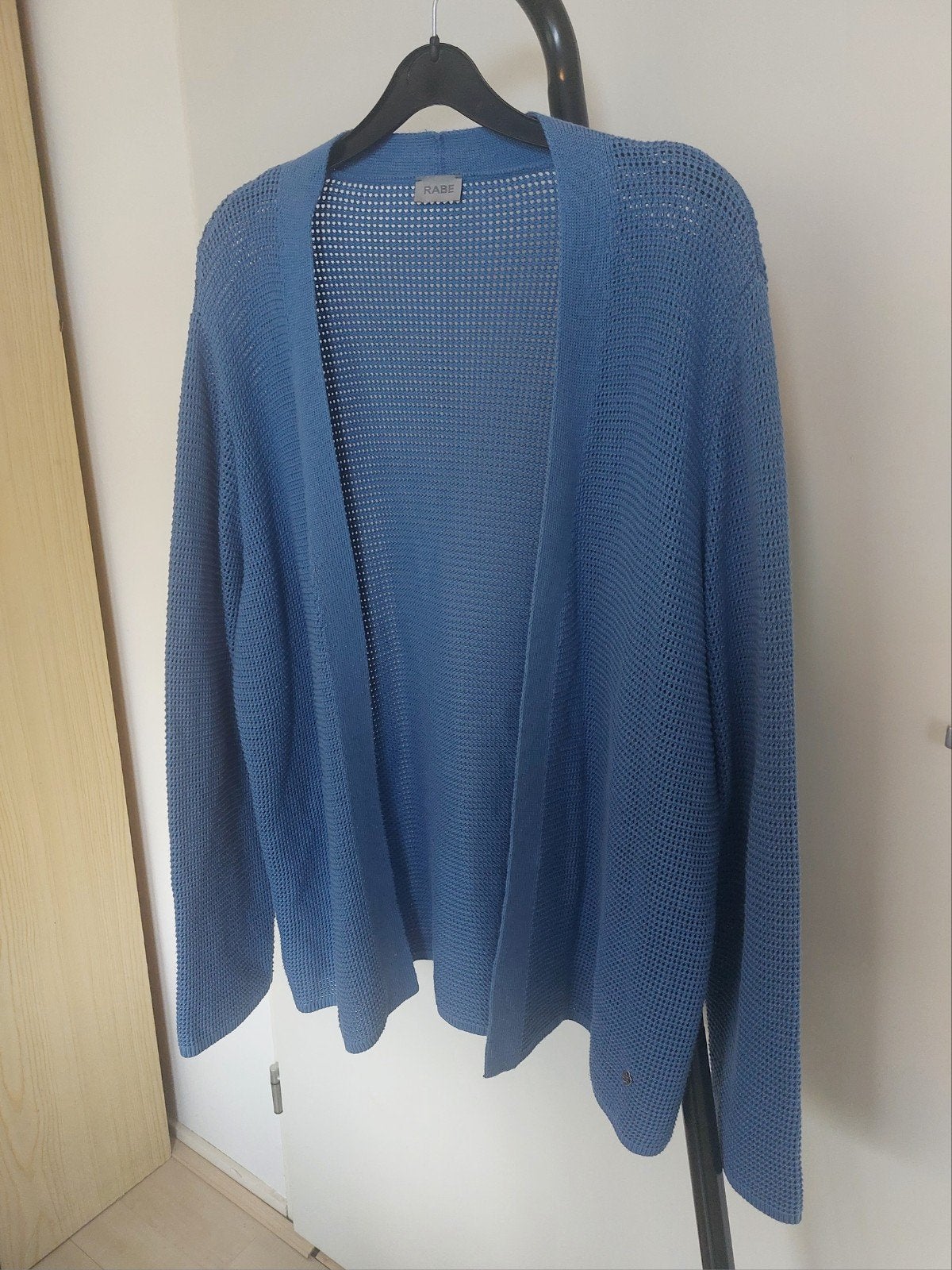 Rabe open gehaakt vest in maat 46, Rabe, Blauw, Maat 46/48 (XL) of groter, Ophalen of Verzenden