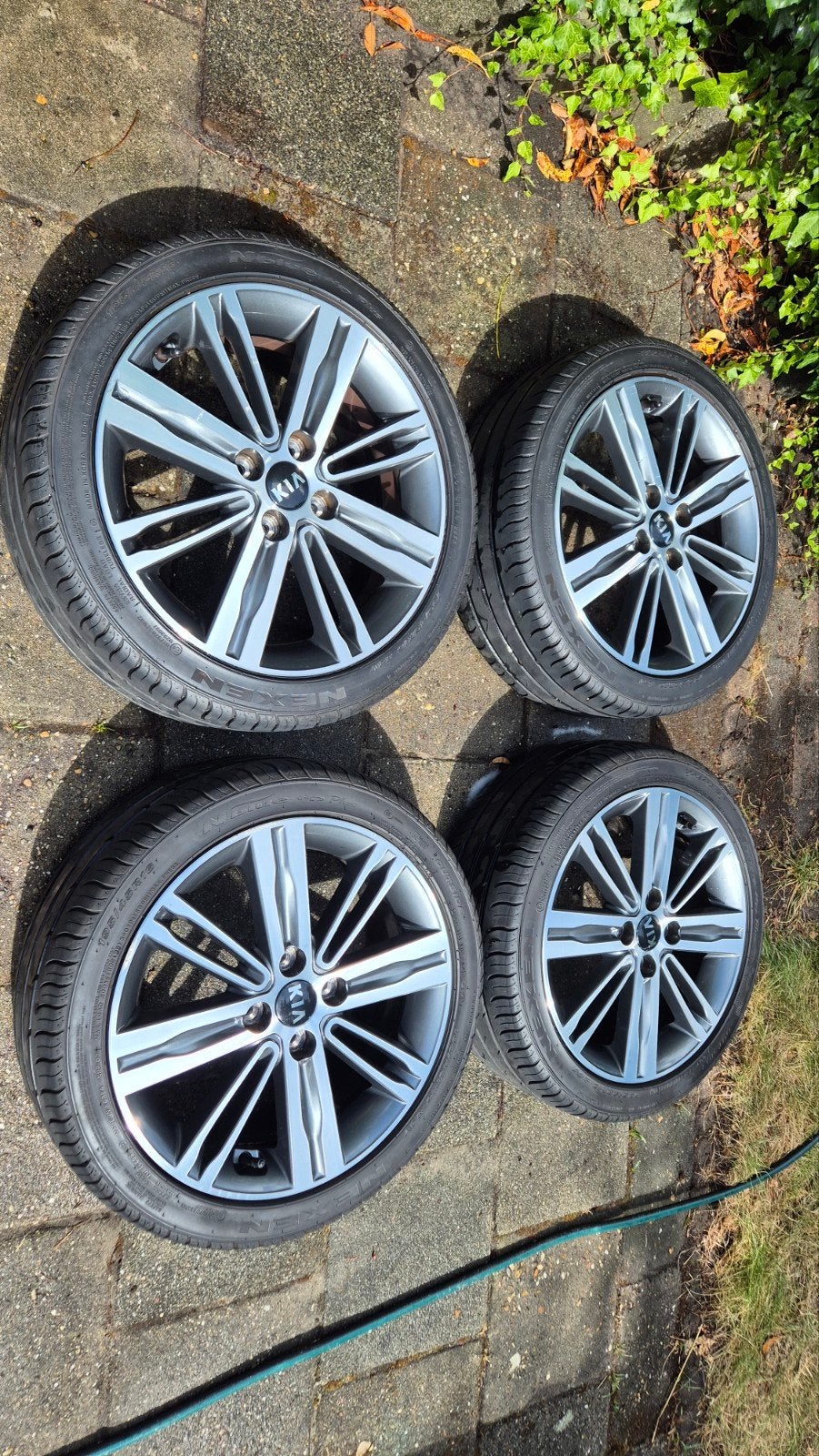 Originele Kia Picanto GT-Line 16 inch velgen met  banden, Auto-onderdelen, Ophalen, Gebruikt, 16 inch, Banden en Velgen