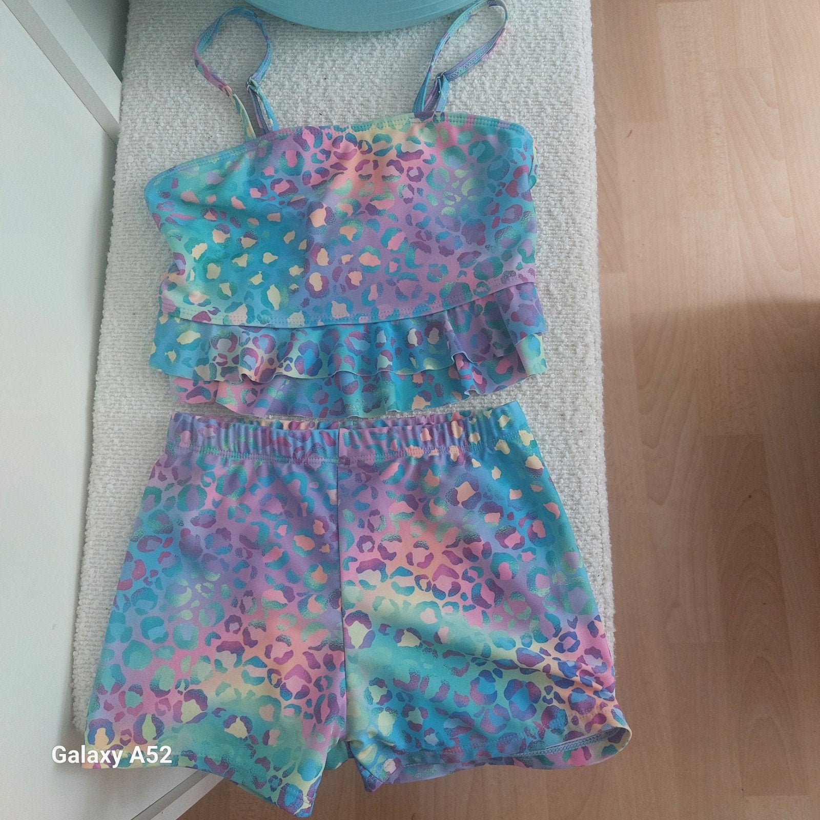 Nieuwstaat Mooi  meisjes tankini zwempak broekje maat 140 14, Tankini, Meisje, Ophalen of Verzenden, Zo goed als nieuw
