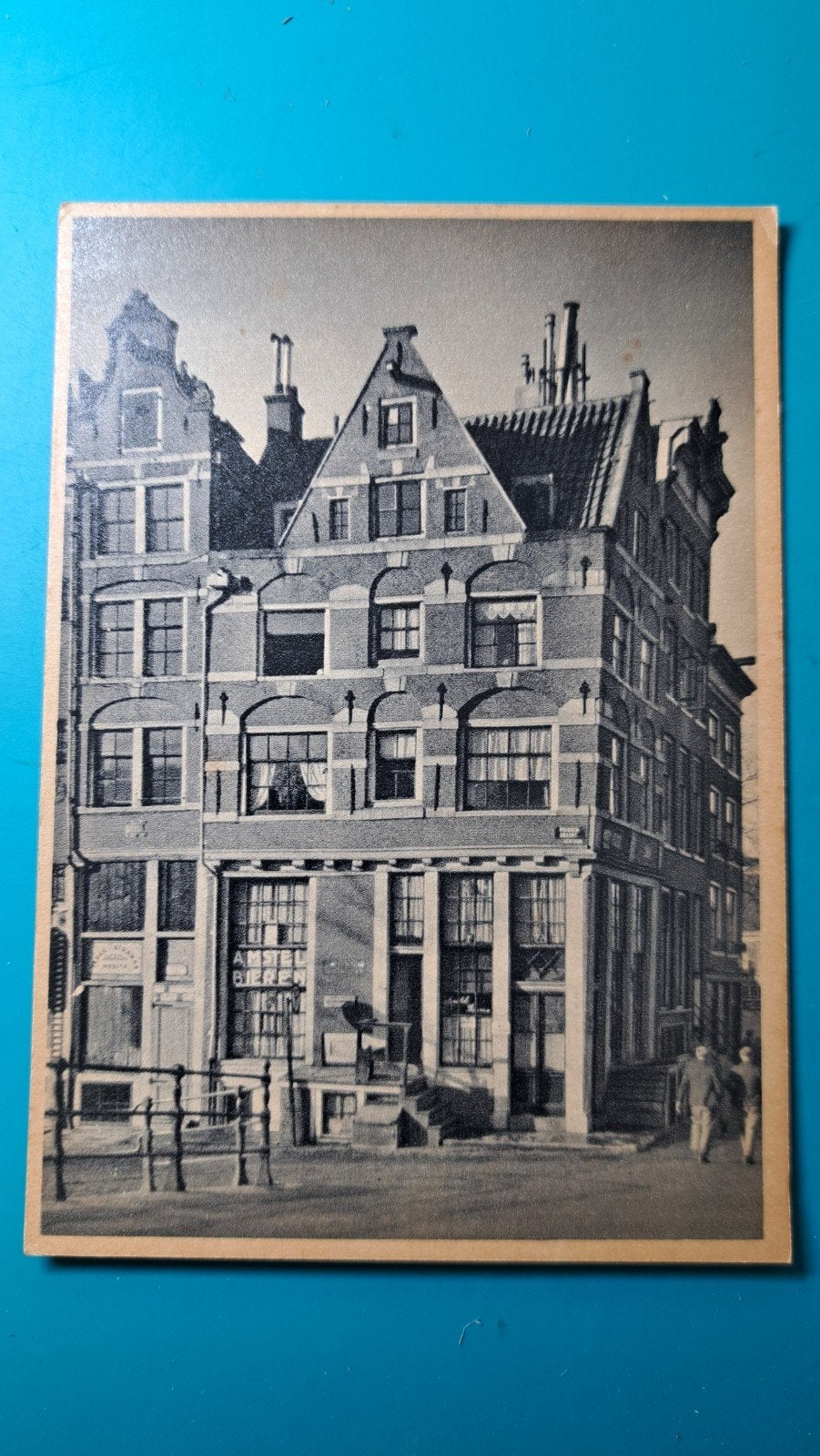 Amsterdam Prinsengracht 2 Hoek Brouwersgracht, 1946, Verzamelen, Verzenden, 1940 tot 1960, Ongelopen, Noord-Holland