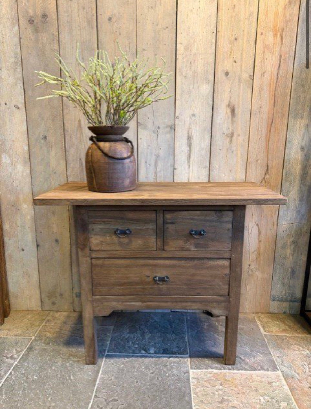 Sidetable / ladekast teakout, Huis en Inrichting, Tafels | Sidetables, Ophalen, 100 tot 150 cm, -, -