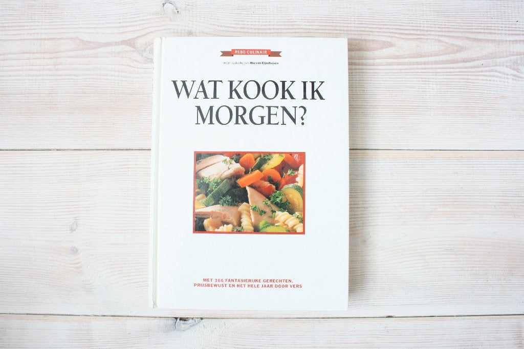 Vintage kookboek: Wat kook ik morgen - Ria van Eijndhoven, Hoofdgerechten, Nieuw, Ophalen of Verzenden, Nederland en België