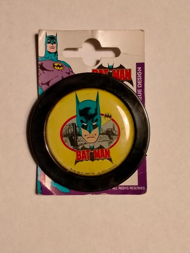 Batman superheld vintage logo DC Comics button RARE 1, Verzenden, Superheld, Gebruikt, Overige typen