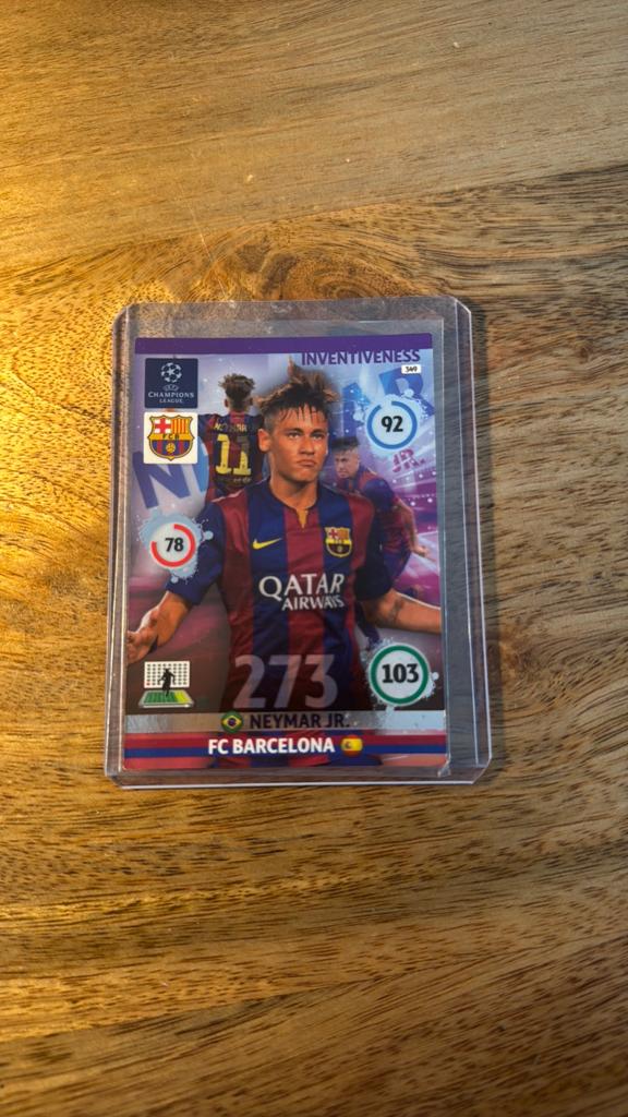 Neymar Inventiveness Panini Adrenalyn XL 2014/15, Ophalen of Verzenden, Zo goed als nieuw, Plaatje