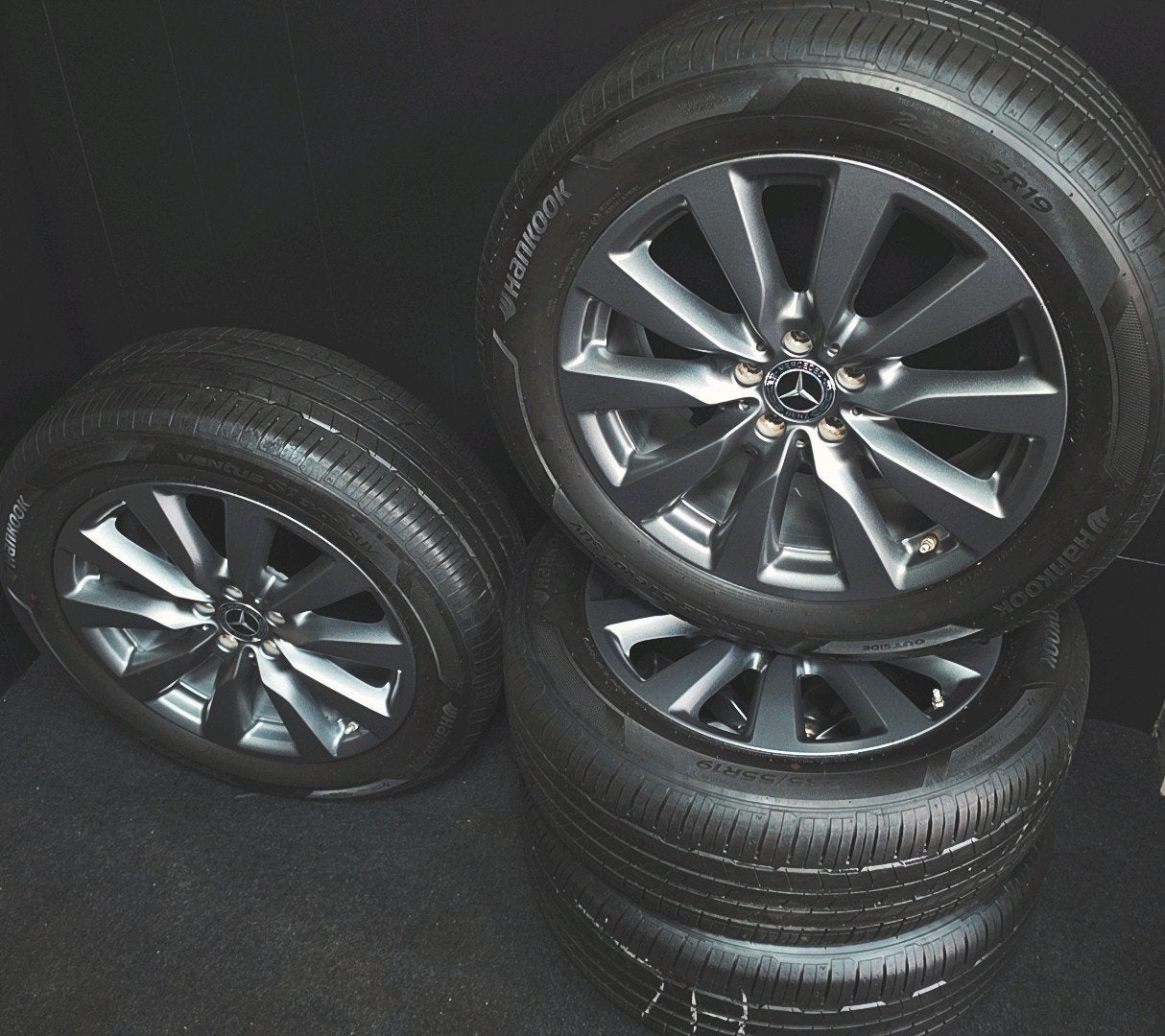 Mercedes GLC velgen 235 55 R19 hankook, 19 inch, Banden en Velgen, Ophalen of Verzenden, Zomerbanden