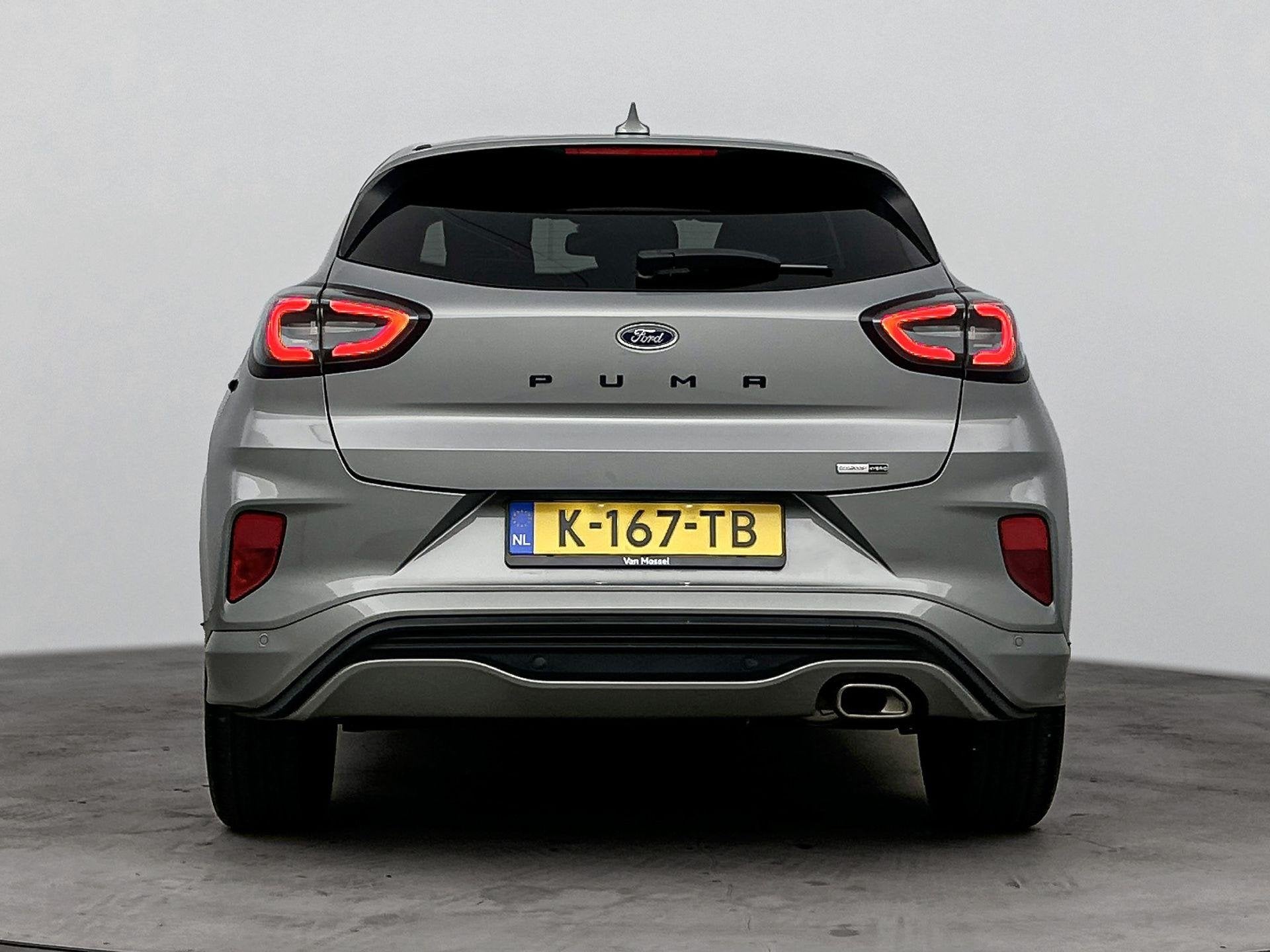 Ford Puma 1.0 EcoBoost Hybrid 125Pk ST-Line X | Apple Carpla, Auto's, Dealer onderhouden, 125 pk, Euro 6, Leder en Stof