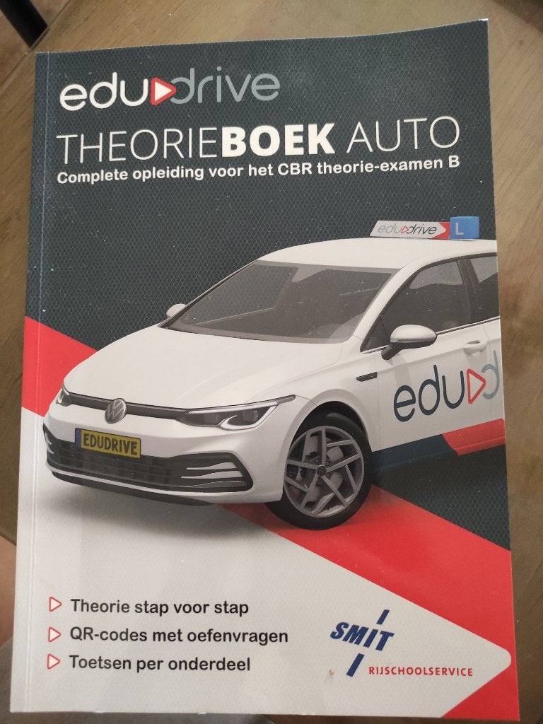 Theorieboek auto, theorie-examen B, Ophalen, Alpha, Zo goed als nieuw, Niet van toepassing