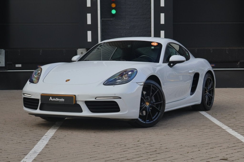 PORSCHE 718 Cayman 2.0 300PK PDK Cayman | BTW Auto | Winters, Auto's, Dealer onderhouden, Gebruikt, 4 cilinders, Wit