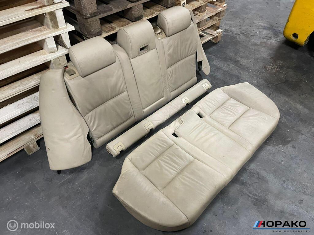 Achterbank BMW 5 serie E61 | beige leder, Auto-onderdelen, Interieur en Bekleding, Gebruikt, Einsteinlaan 5 rijswijk, Bmw, Ophalen of Verzenden