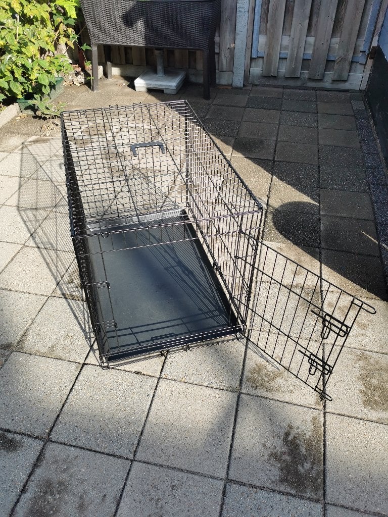 Hondenbench 92x56x65 (LxBxH), Ophalen, Zo goed als nieuw