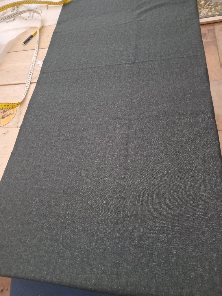 lap stof grijs 135 x 150 cm, Hobby en Vrije tijd, Stoffen en Lappen, 120 cm of meer, Nieuw, Ophalen of Verzenden, Katoen