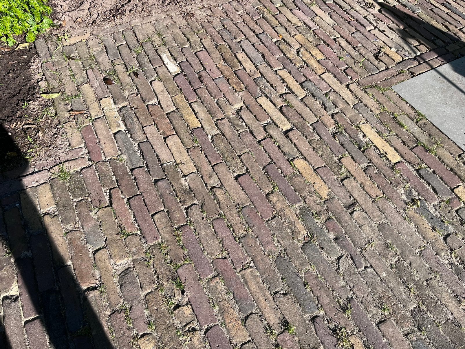 Oude klinkertjes ca 2m2, Tuin en Terras, Ophalen, Overige materialen, Gebruikt, Klinkers