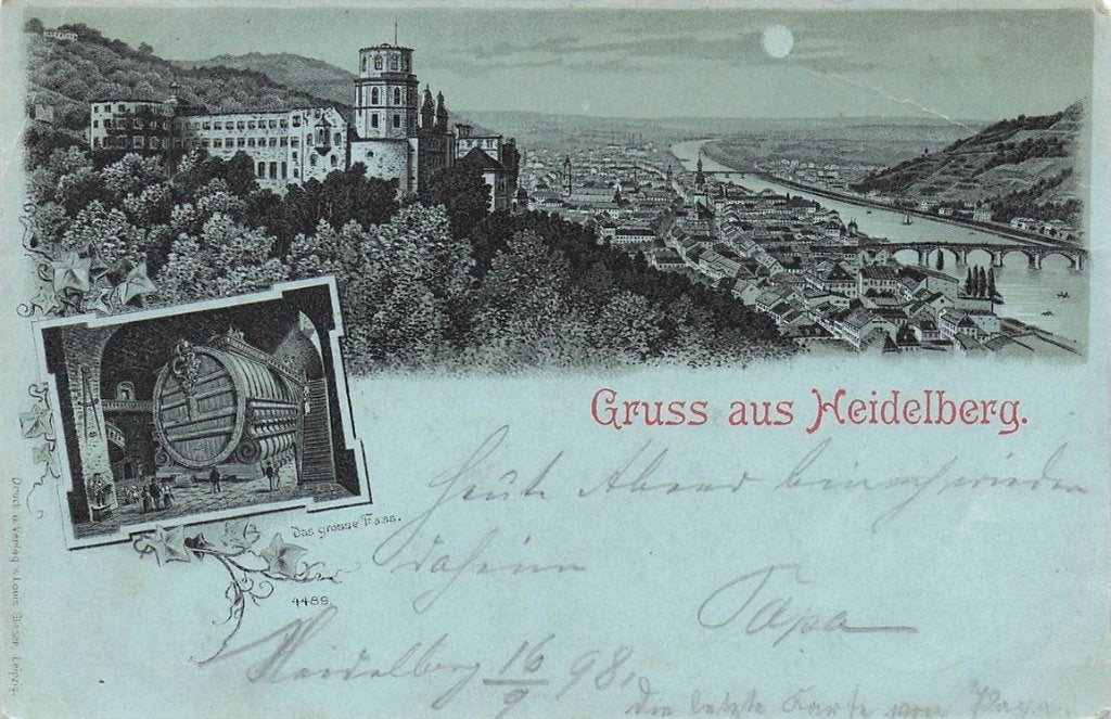 703-181-017 Gruss Aus Heidelberg, Verzenden, Voor 1920, Duitsland