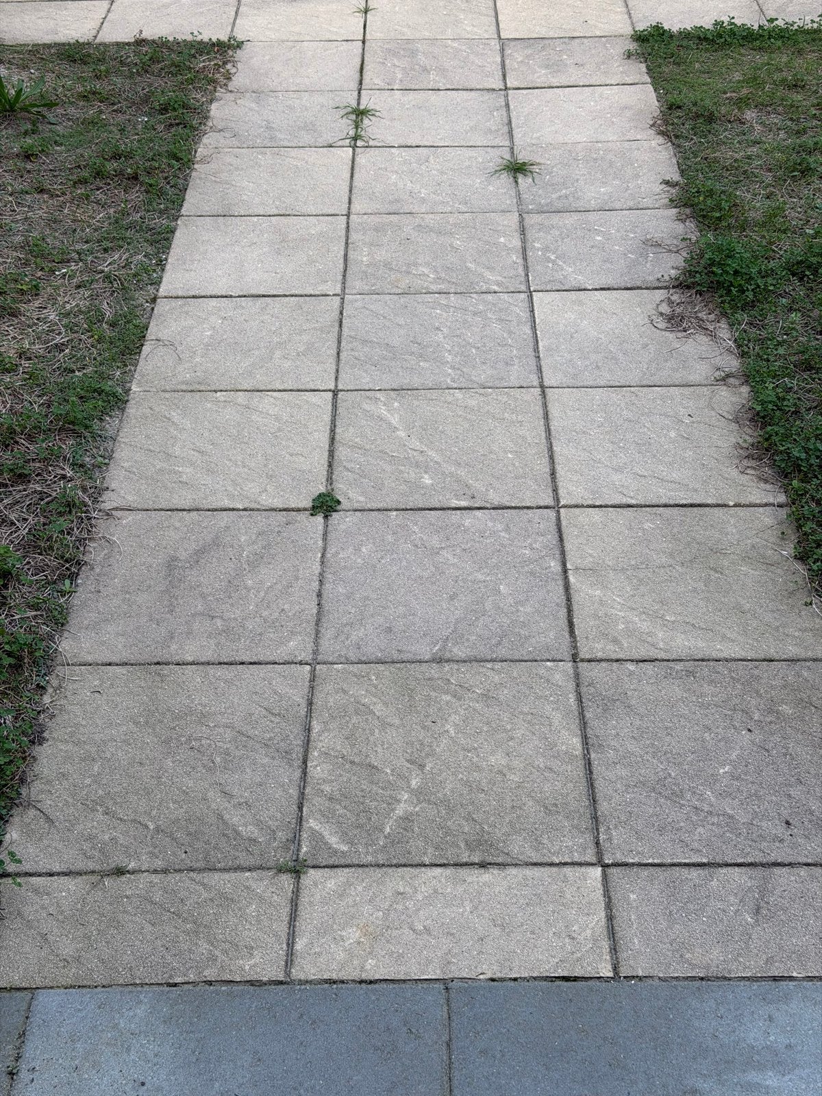 GRATIS terrastegels - geel/grijs beton, Tuin en Terras, Gebruikt, Beton, Terrastegels, 5 tot 10 m²