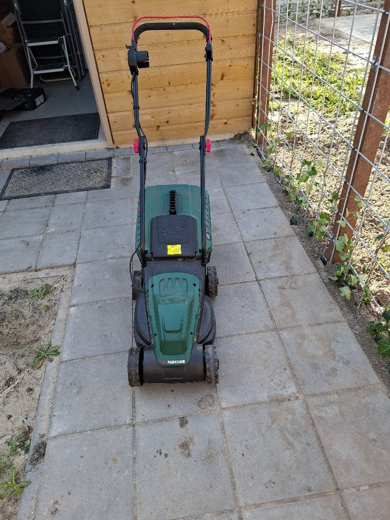 Parkside grasmaaier elektrisch, Tuin en Terras, Ophalen, Cirkelmaaier, Gebruikt, Elektrische grasmaaier