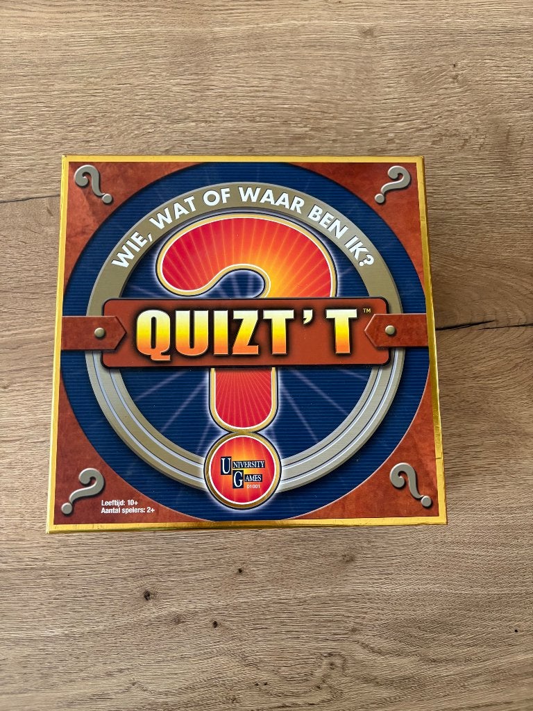 Spel Quiz’t, Hobby en Vrije tijd, Gezelschapsspellen | Kaartspellen, Vijf spelers of meer, Ophalen of Verzenden, Zo goed als nieuw