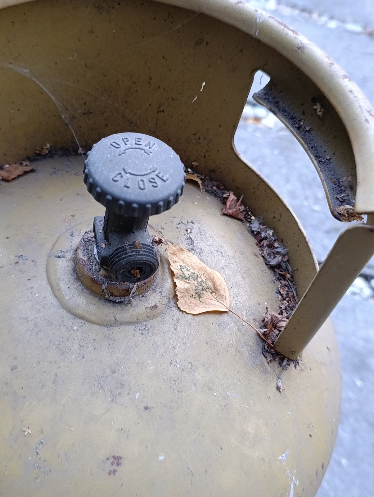 Gasfles zonder statiegeld, Ophalen of Verzenden, Gebruikt