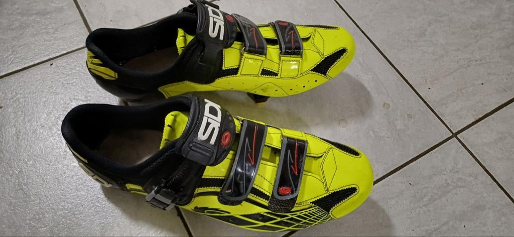 Sidi fietsschoenen - Geel/Zwart - maat 47, Sport en Fitness, Wielrennen, Ophalen of Verzenden, Gebruikt, Kleding