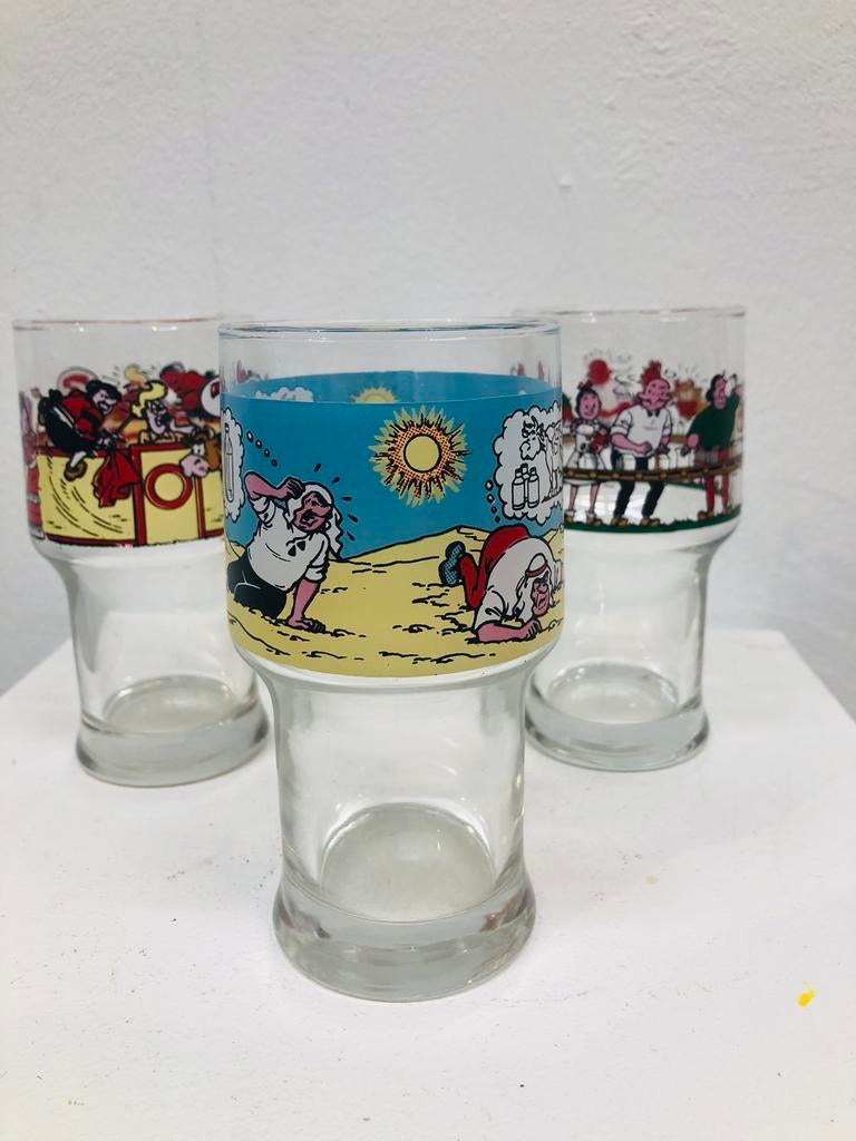 Suske en Wiske limonade glazen, Verzamelen, Glas en Borrelglaasjes, Ophalen of Verzenden, Nieuw, Frisdrankglas