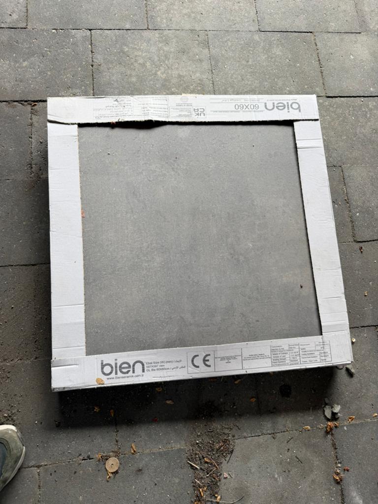 Nieuwe 60 x 60 tegels 6 stuks, 60 cm of meer, Keramiek, Nieuw, Ophalen of Verzenden