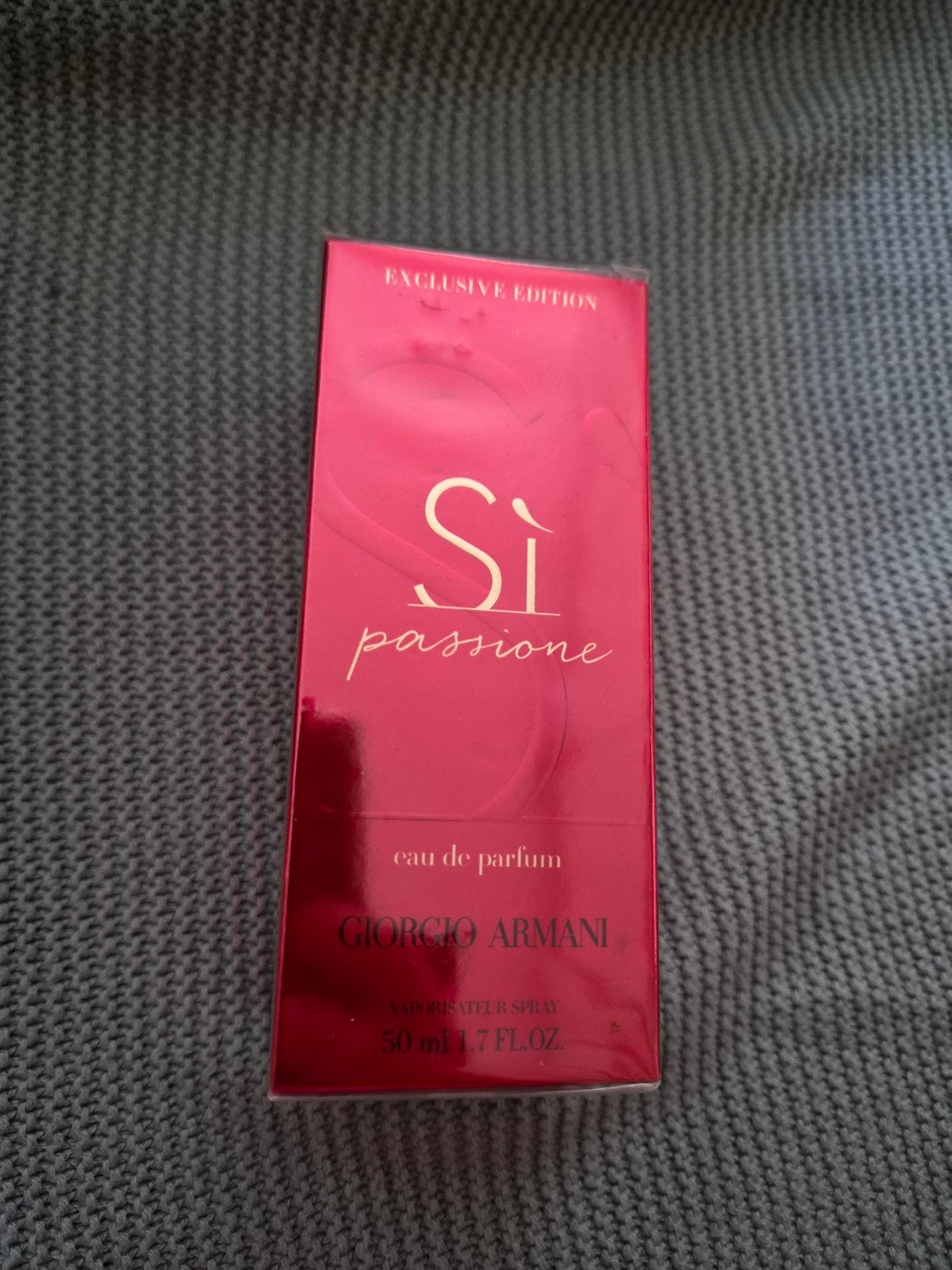 Armani si passione eau de parfum limiter edition 50ml, Ophalen of Verzenden, Nieuw
