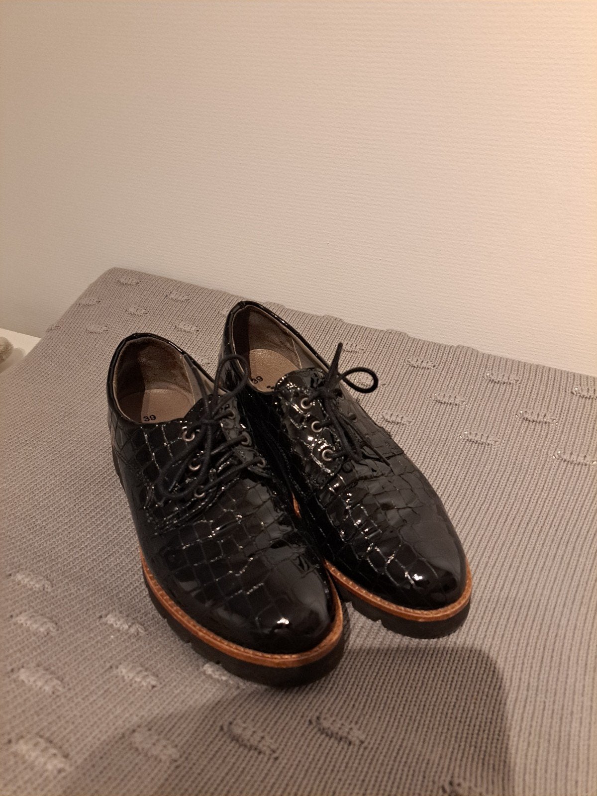 Schoen zwart veterschoen 39, Kleding | Dames, Zwart, Ophalen of Verzenden, Zo goed als nieuw, Natuform