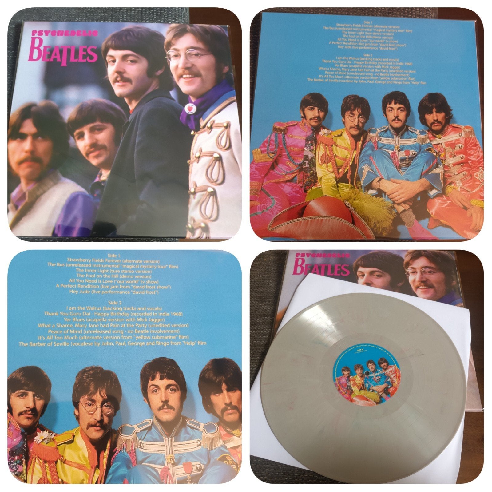 The Beatles - Psychedelic/rare takes/gemarmerd vinyl, Ophalen of Verzenden, Overige formaten, Poprock