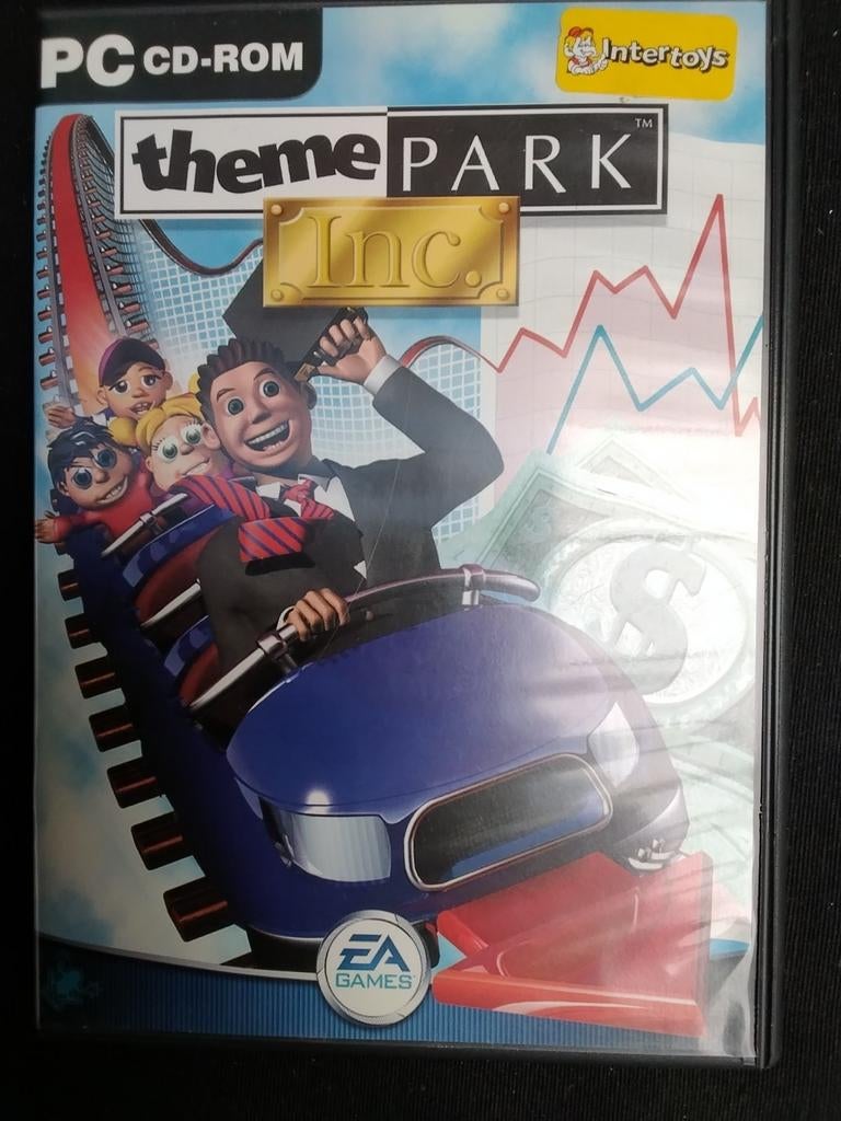 Theme Park Inc. PC CD-ROM - Bouw je eigen pretpark!, Spelcomputers en Games, Games | Pc, Ophalen, Gebruikt, 1 speler, Vanaf 7 jaar