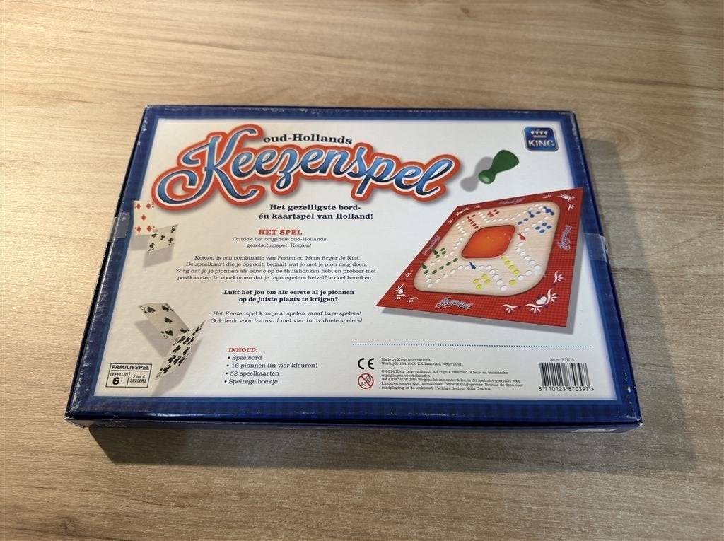 Oud hollands keezenspel - s6818, Verzenden, Zo goed als nieuw
