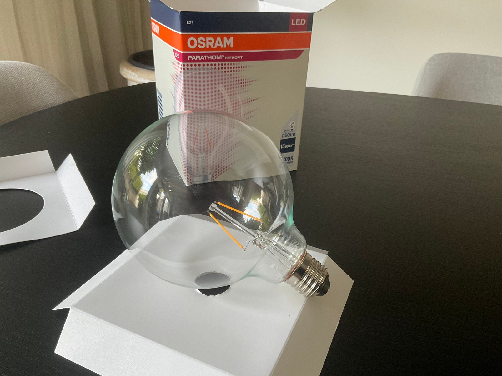 Osram Globe LED Lampen G125 8 stuks €76,- NU €25,-, Ophalen, Zo goed als nieuw, E27 (groot), Led-lamp