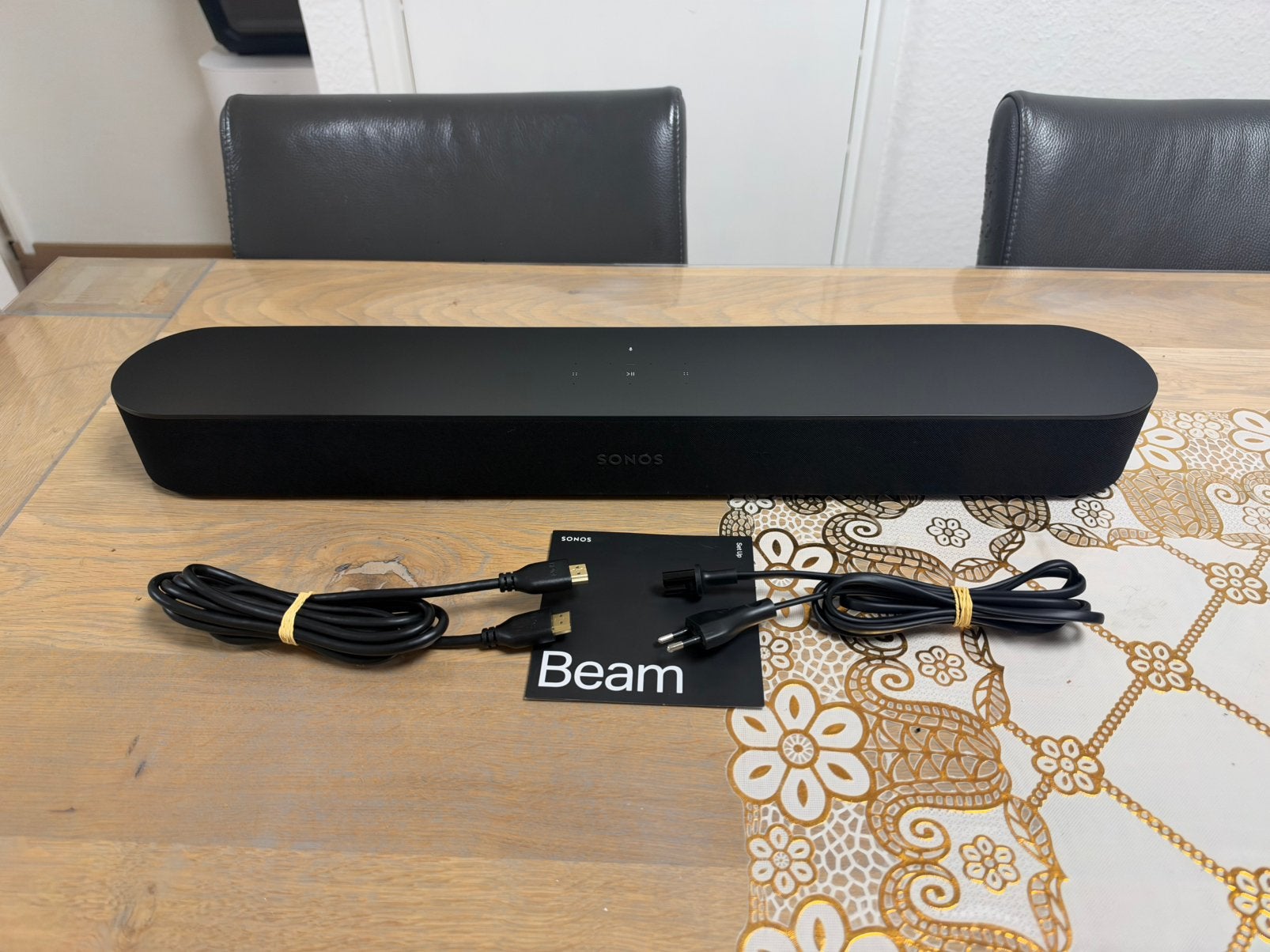 sonos beam soundbar hdmi arc bijna nieuw, Ophalen of Verzenden, Zo goed als nieuw