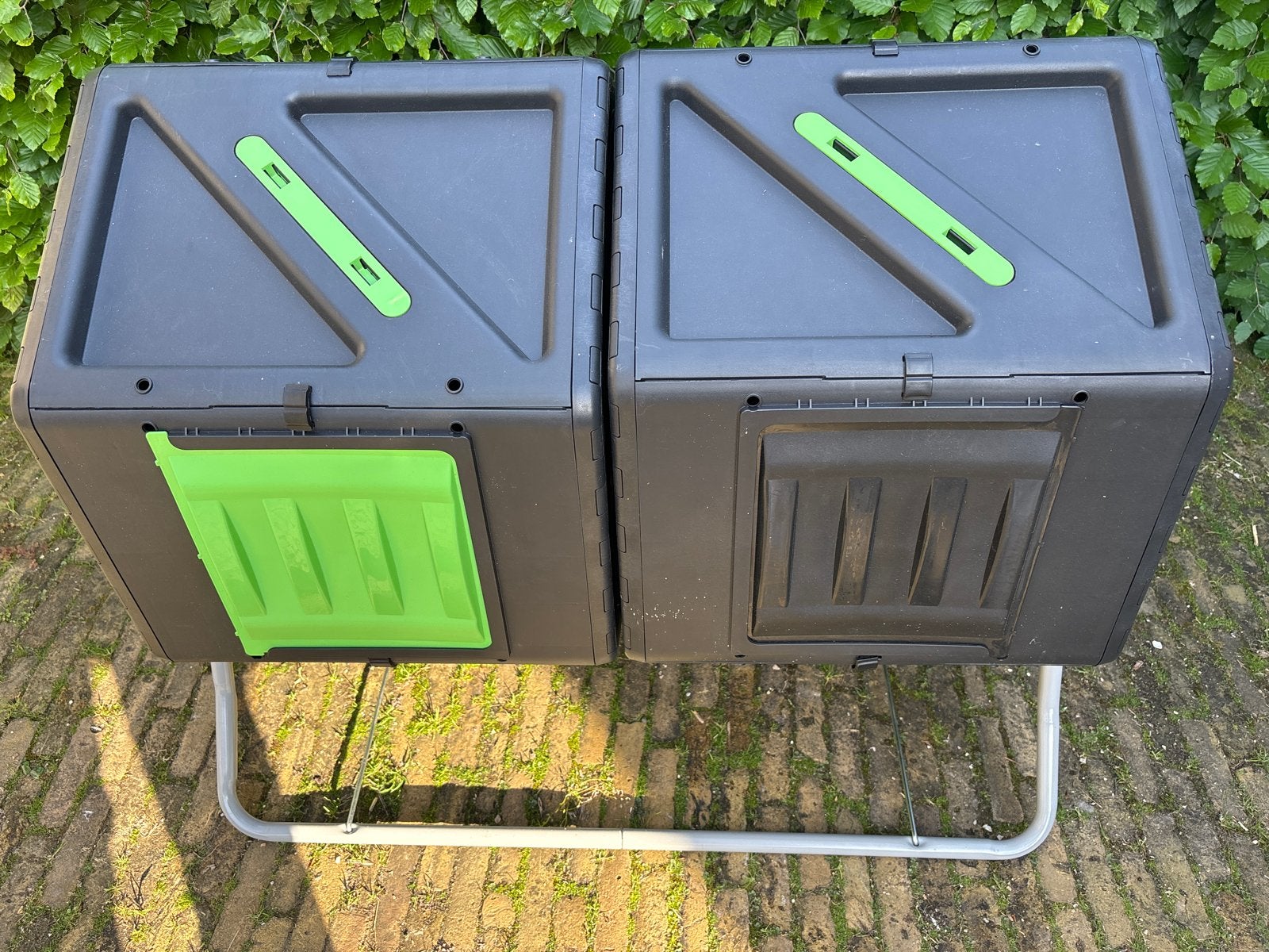 Dubbele Compostbak met Draaisysteem, Ophalen, Nieuw