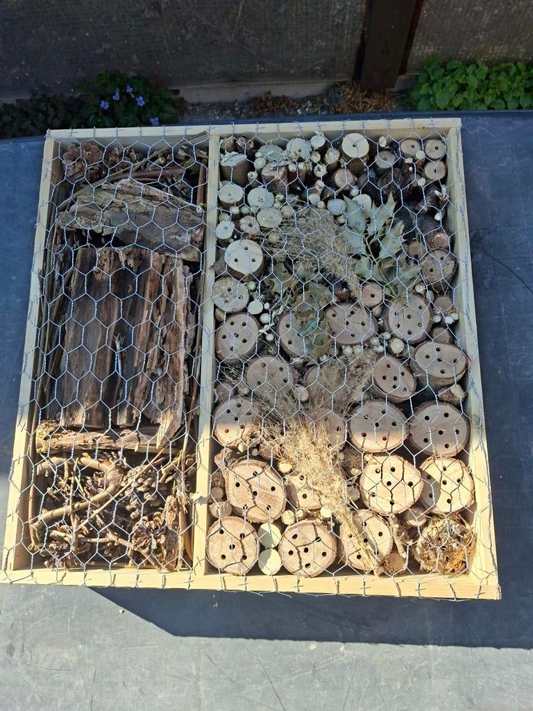 Insectenhotel / Bijenhotel - Natuurlijk en Handgemaakt, Ophalen, Nieuw