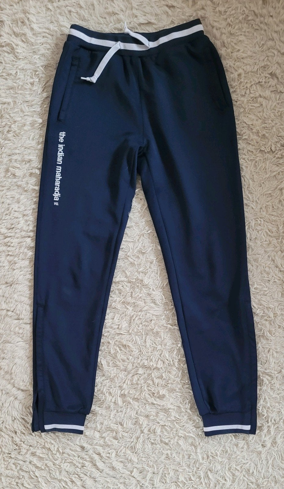 Donkerblauwe sportbroek The Indian Maharadja maat 164, Ophalen of Verzenden, Gebruikt, Kleding