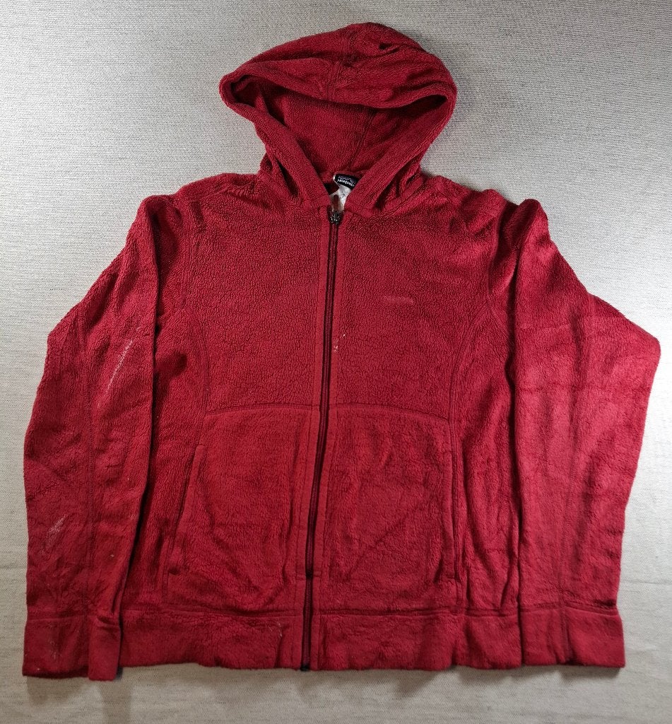 Patagonia Fleece Jas – Rood, Maat Dames M, Maat 38/40 (M), Verzenden, Patagonia, Gedragen
