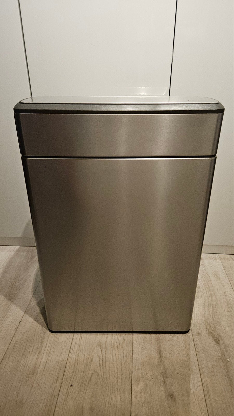 SimpleHuman RVS prullenbak touchbin, Ophalen, Gebruikt, 50 tot 75 cm, 20 tot 30 liter