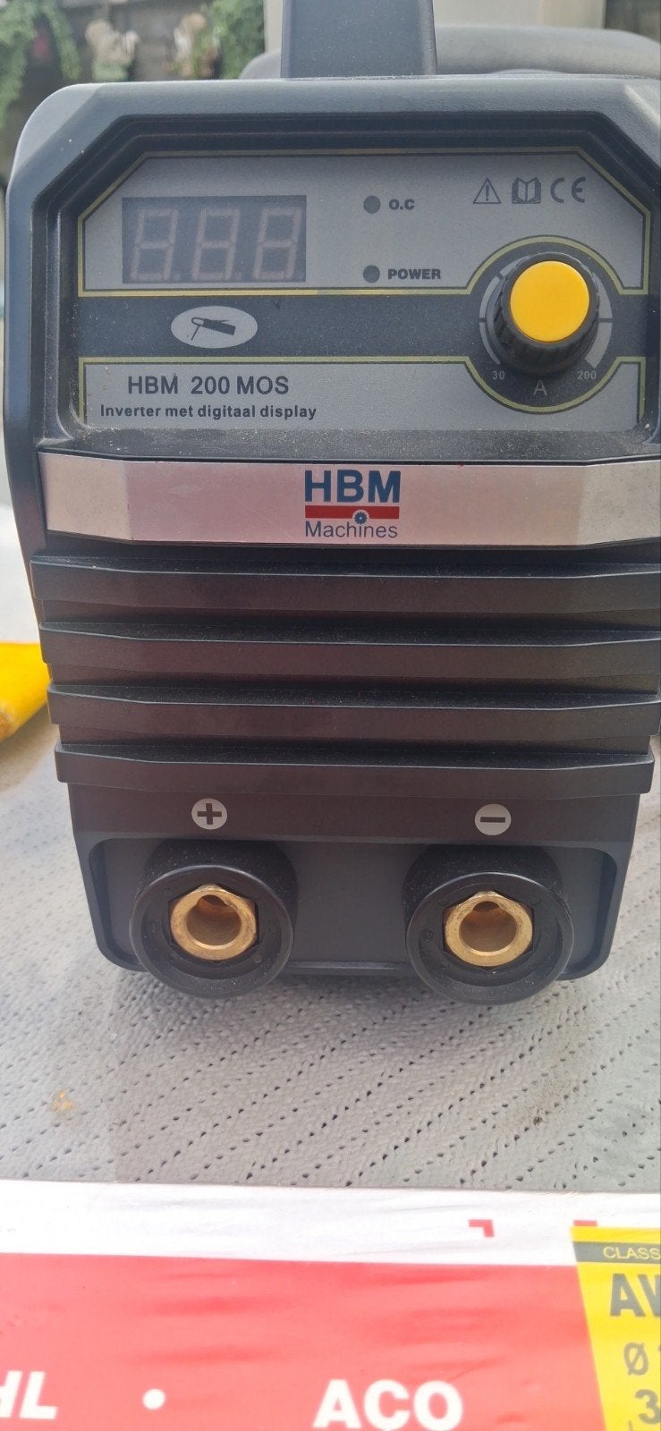 HBM 200 MOS Inverter lasapparaat met digitaal display, Doe-het-zelf en Verbouw, Gereedschap | Lasapparaten, Ophalen of Verzenden