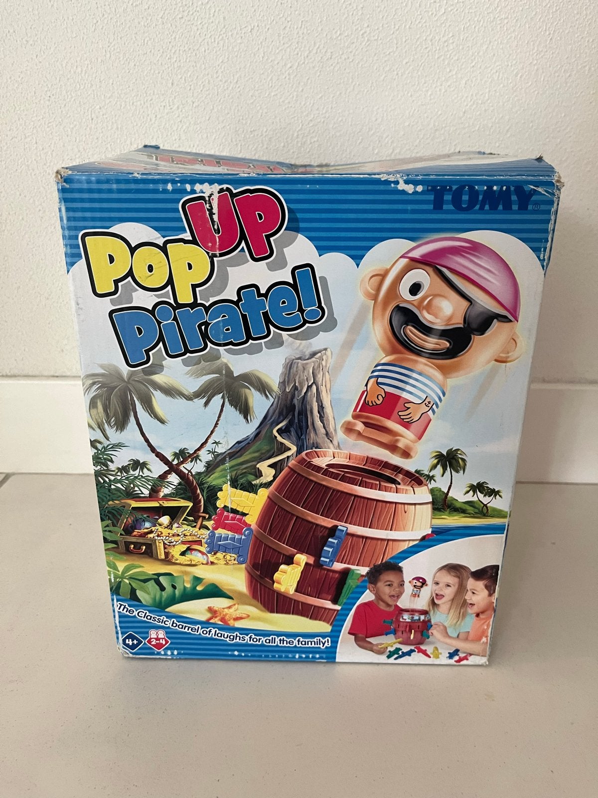 Pop Up Piraat - Klassiek familiespel, Drie of vier spelers, Ophalen of Verzenden, Gebruikt