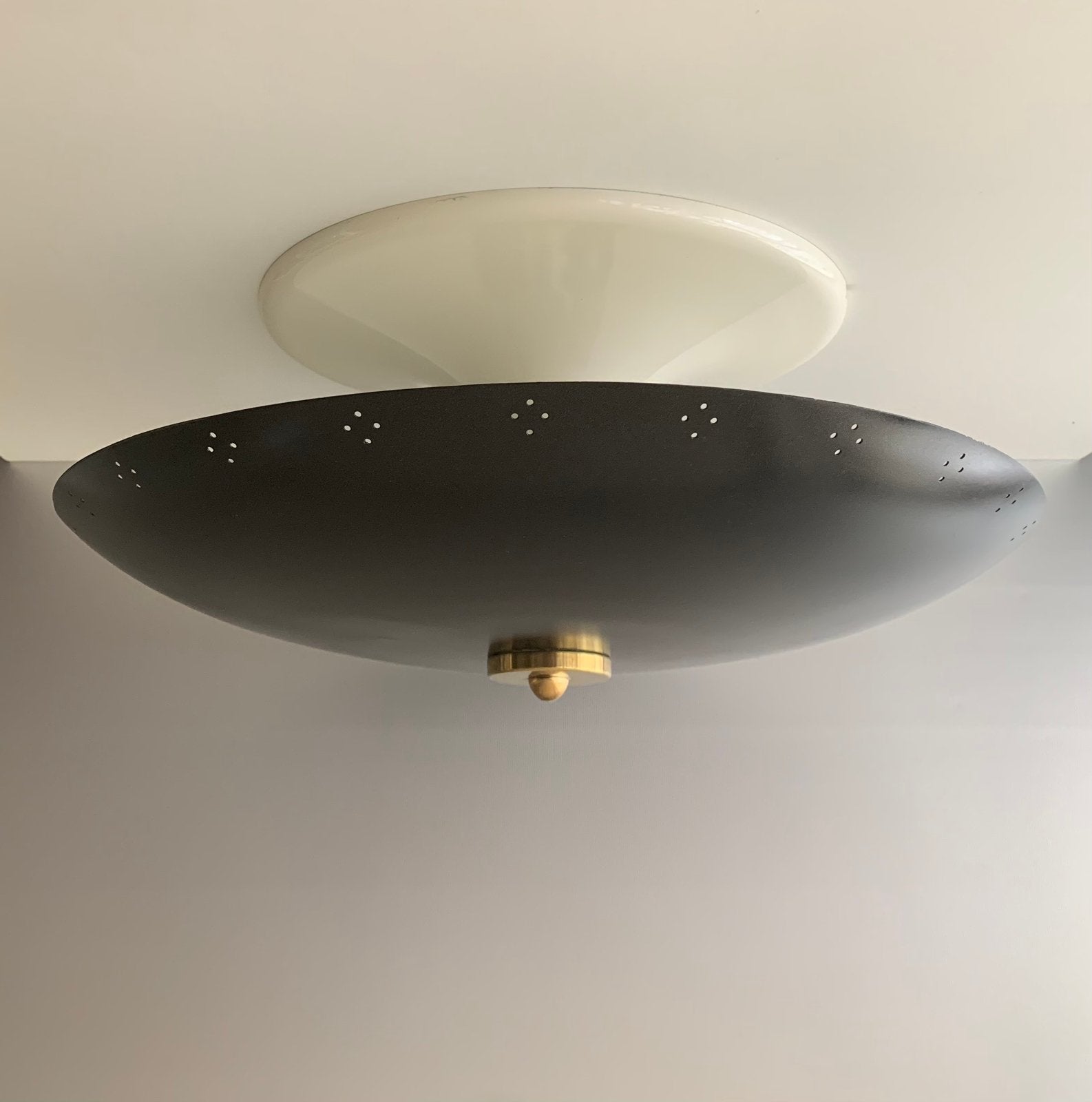 60s ceiling lamp vintage silence of the lamps, Gebruikt, Design, Plafondlamp, Metaal