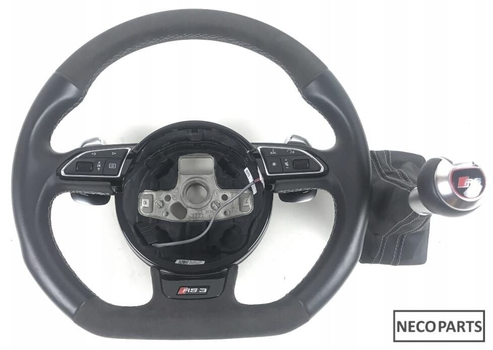 AUDI A3 8V RS3 S3 STUUR STUURWIEL VERSNELLINGSPOOK POOK, Gebruikt, -, -, -
