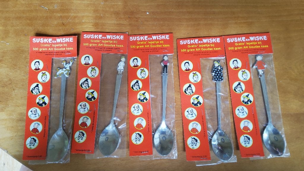 Suske en Wiske Collectie lepeltjes, Ophalen of Verzenden, Suske en Wiske, Nieuw, Gebruiksvoorwerp