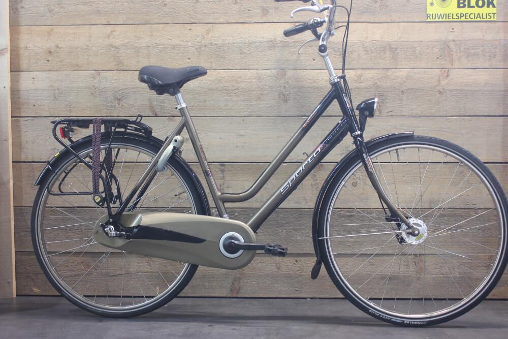 Sparta Athos damesfiets 3v D56 bruin/zwart + 3 mnd garantie, Niet ingevuld, Gebruikt, Niet ingevuld, Niet ingevuld