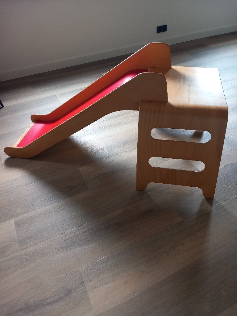 Houten peuter glijbaan, Ophalen, Gebruikt, -, -