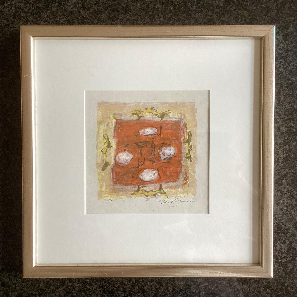 Zeefdruk, Richard Smeets, genummerd, gesigneerd, Antiek en Kunst, Kunst | Litho's en Zeefdrukken, Ophalen, Zeefdruk