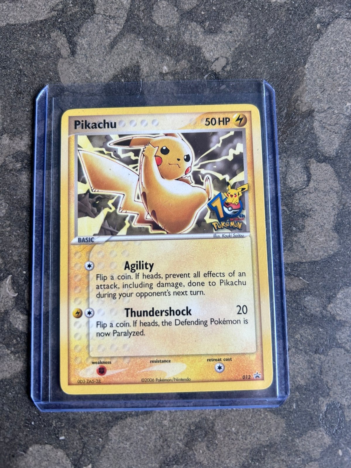 Pikachu 012 Promo Stamp – Journey Across America – Near Mint, Ophalen of Verzenden, Nieuw, Losse kaart, Foil