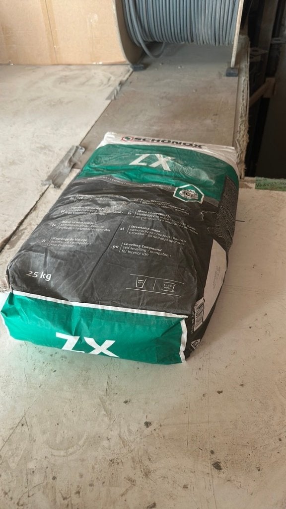 schonox ZX mortel, Ophalen, Nieuw, Minder dan 20 cm, 10 m² of meer