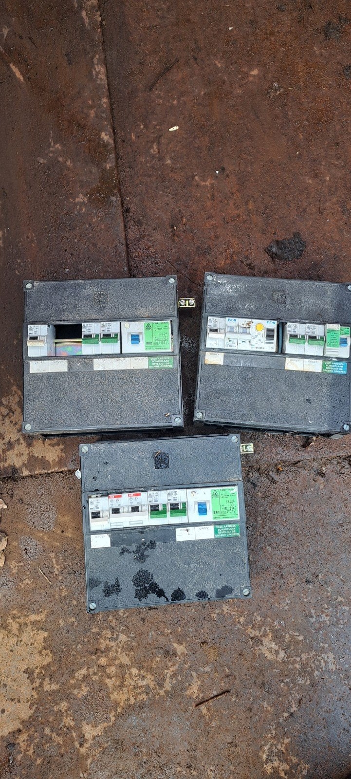 Meterkasten voor onderdelen, Doe-het-zelf en Verbouw, Elektra en Kabels, Ophalen, Gebruikt, Overige typen