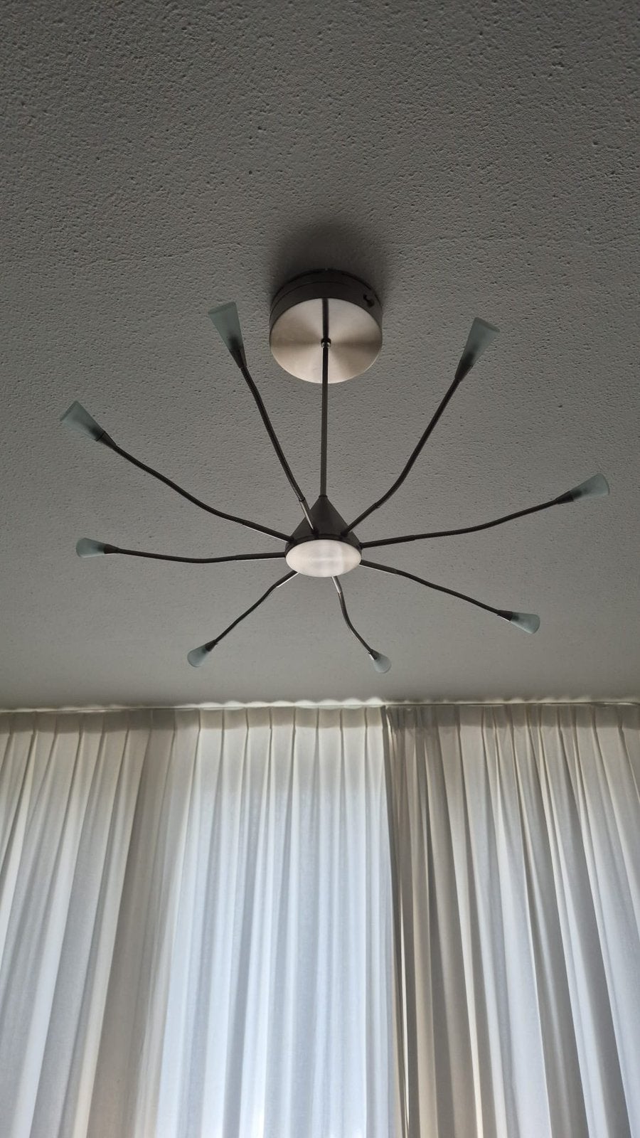 IKEA 365+ BRASA plafondlamp, Ophalen, Zilver, Gebruikt, Plafondlamp