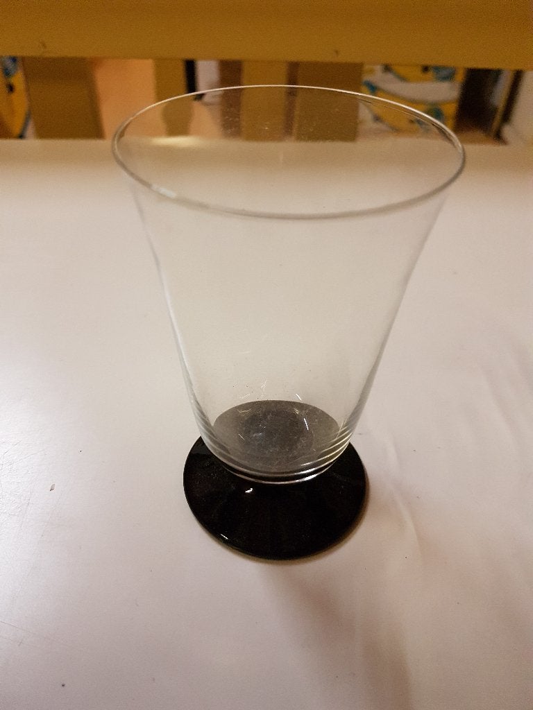 Art Deco glas 9,5 x 6, Ophalen
