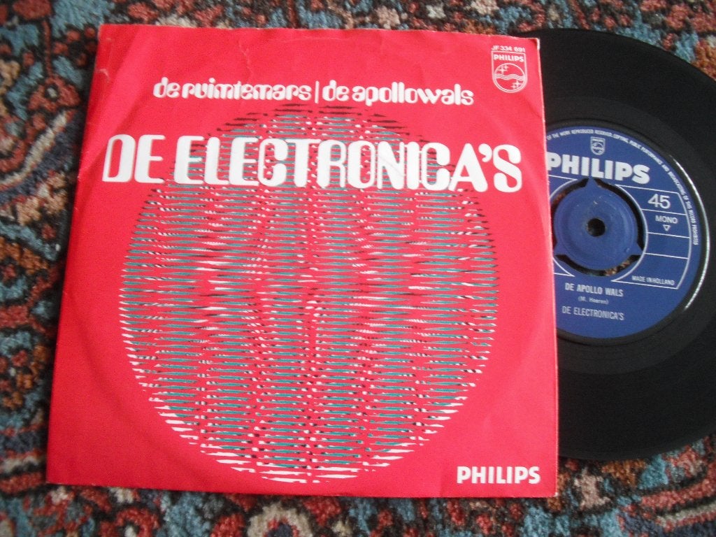 De Electronica's - De Ruimtemars / De Apollowals., Ophalen of Verzenden, Zo goed als nieuw, 12 inch, Levenslied of Smartlap
